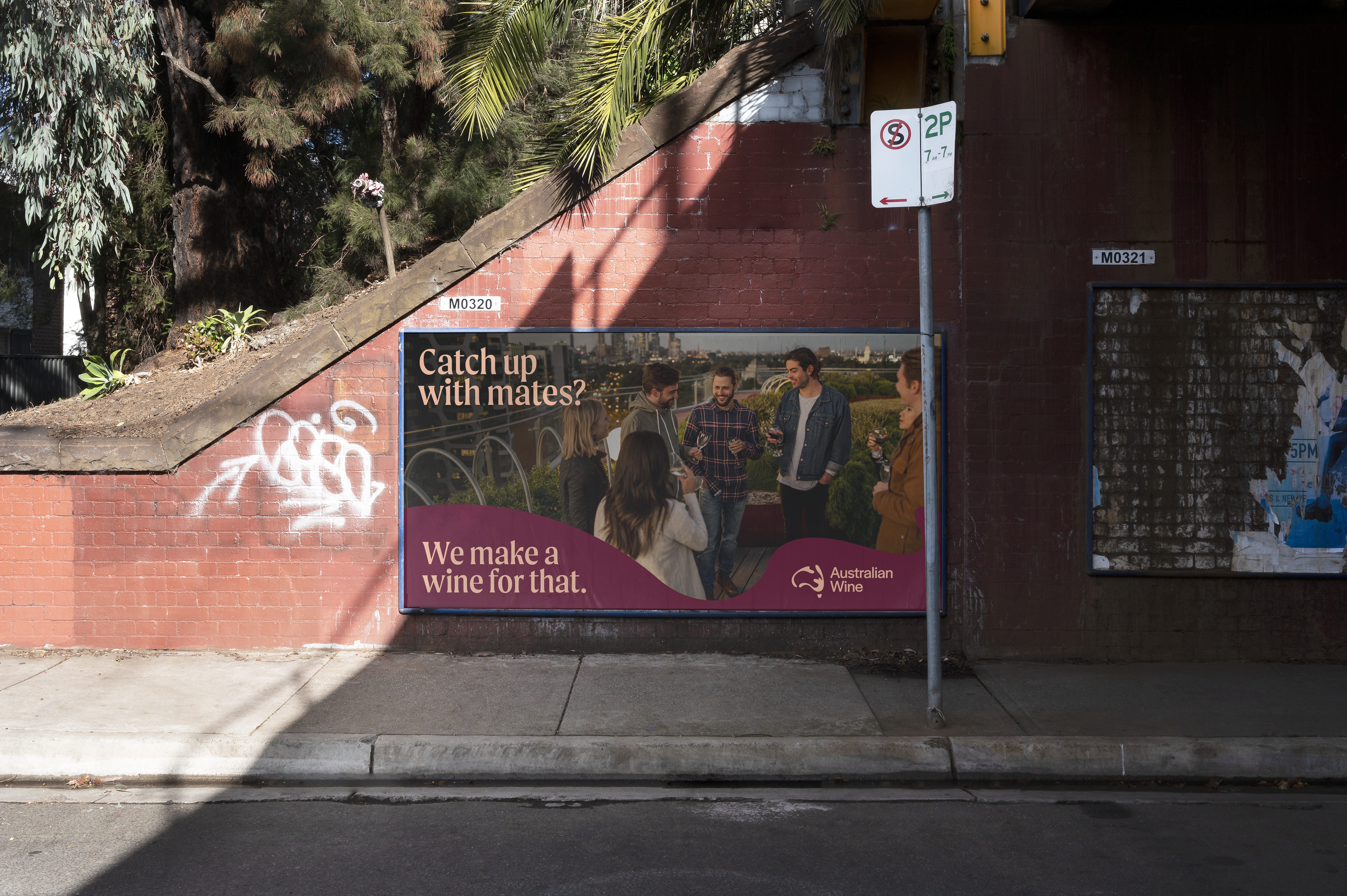 We make a wine for that campaign on poster board