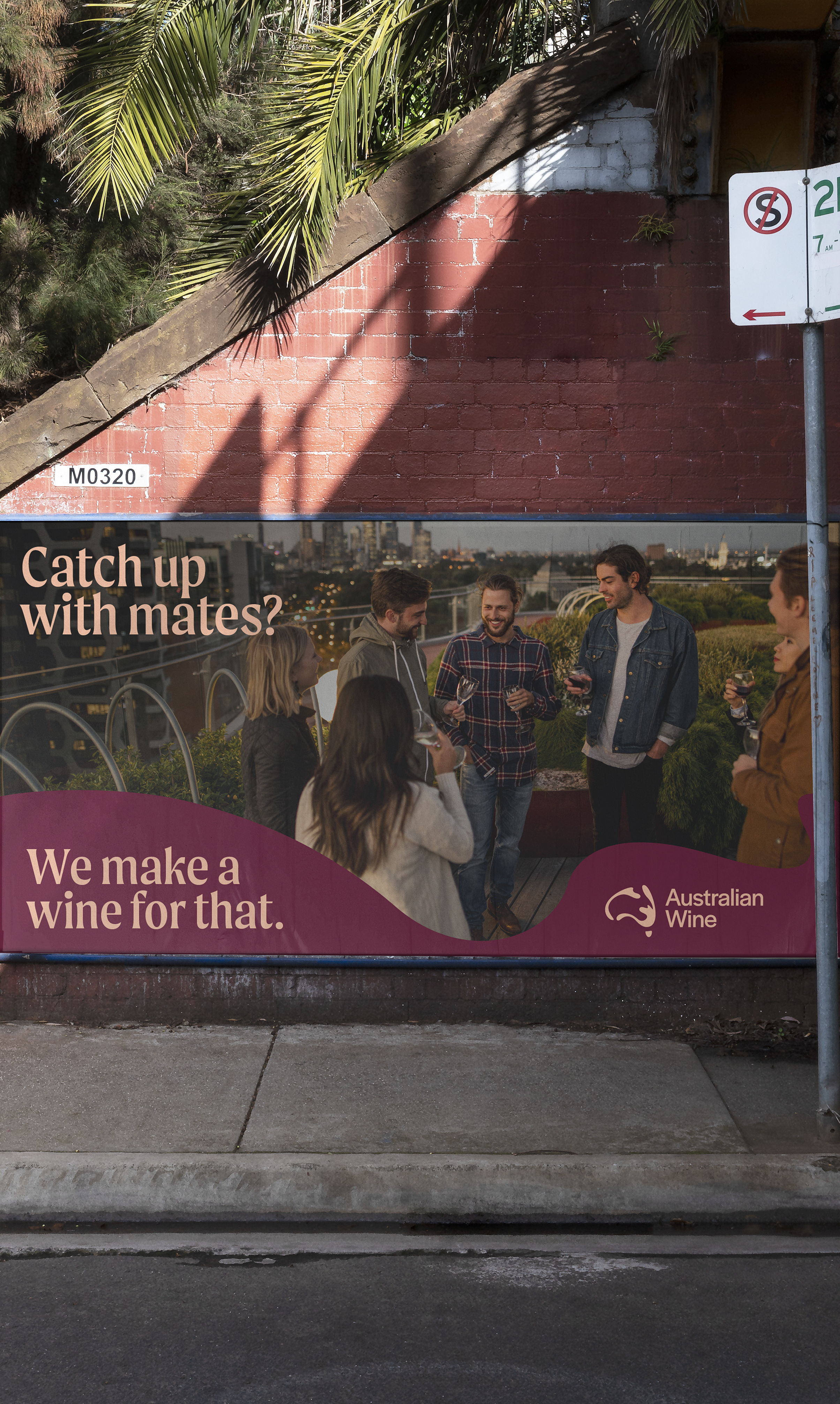 We make a wine for that campaign on poster board