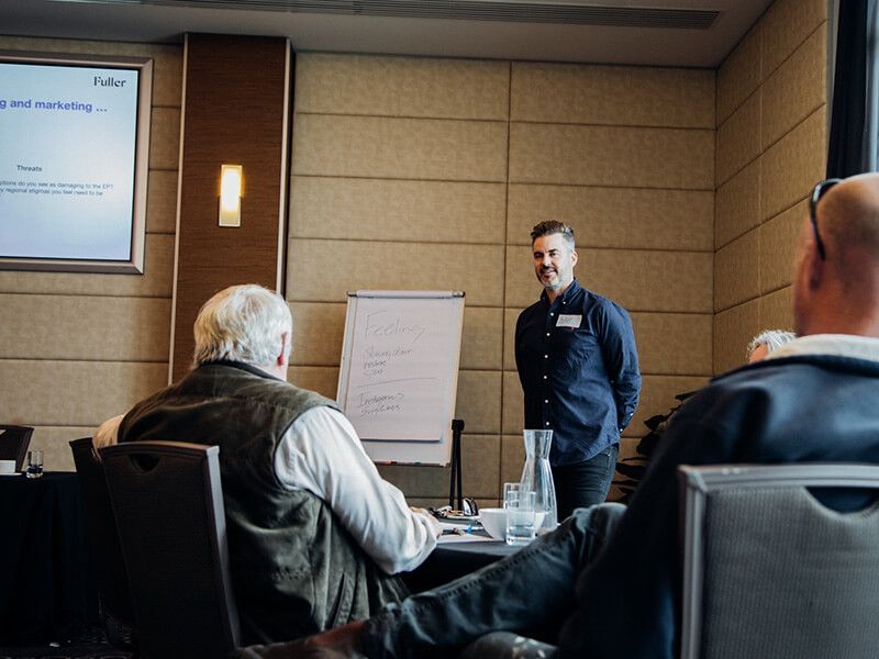 Will Fuller facilitating a workshop