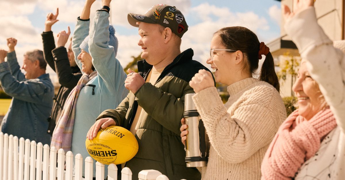 People celebrating together at a community event.