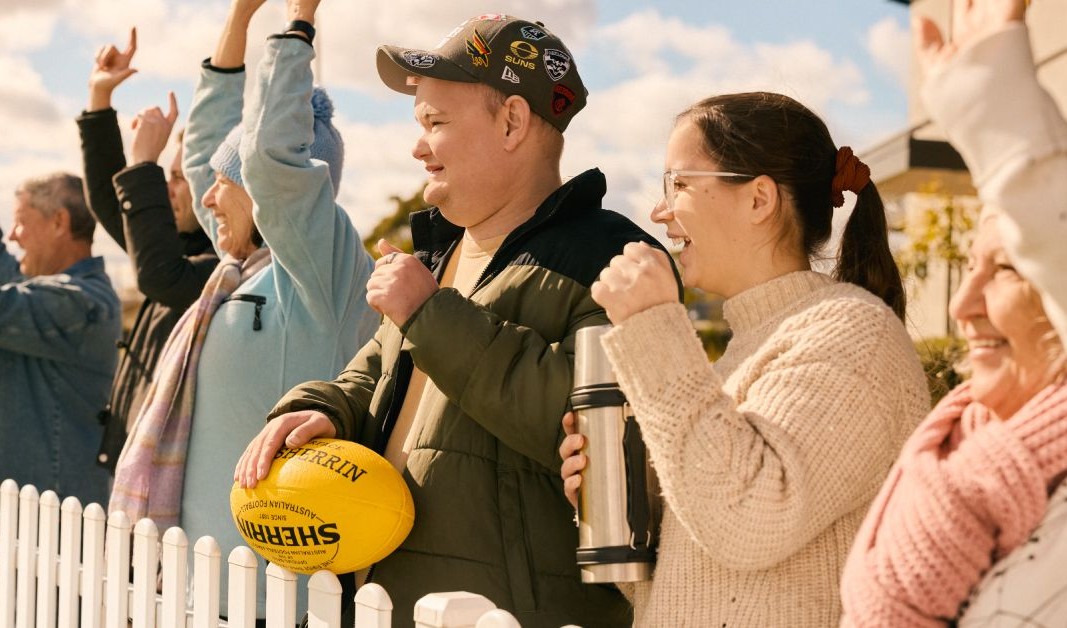 People celebrating together at a community event.