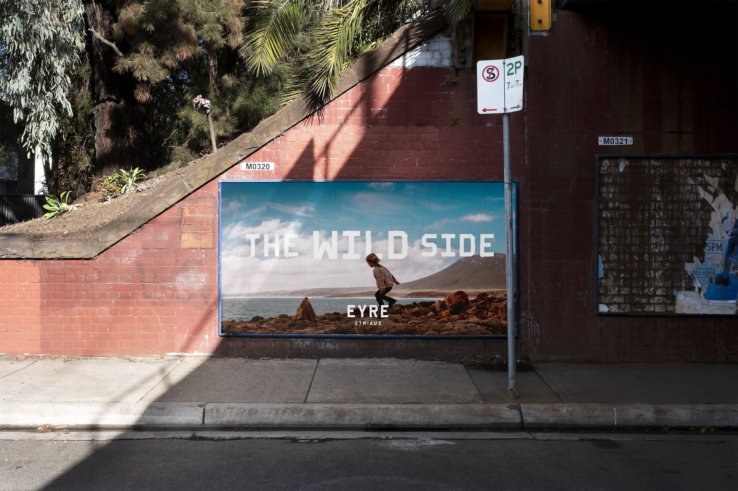 A billboard showing The Wild Side Campaign