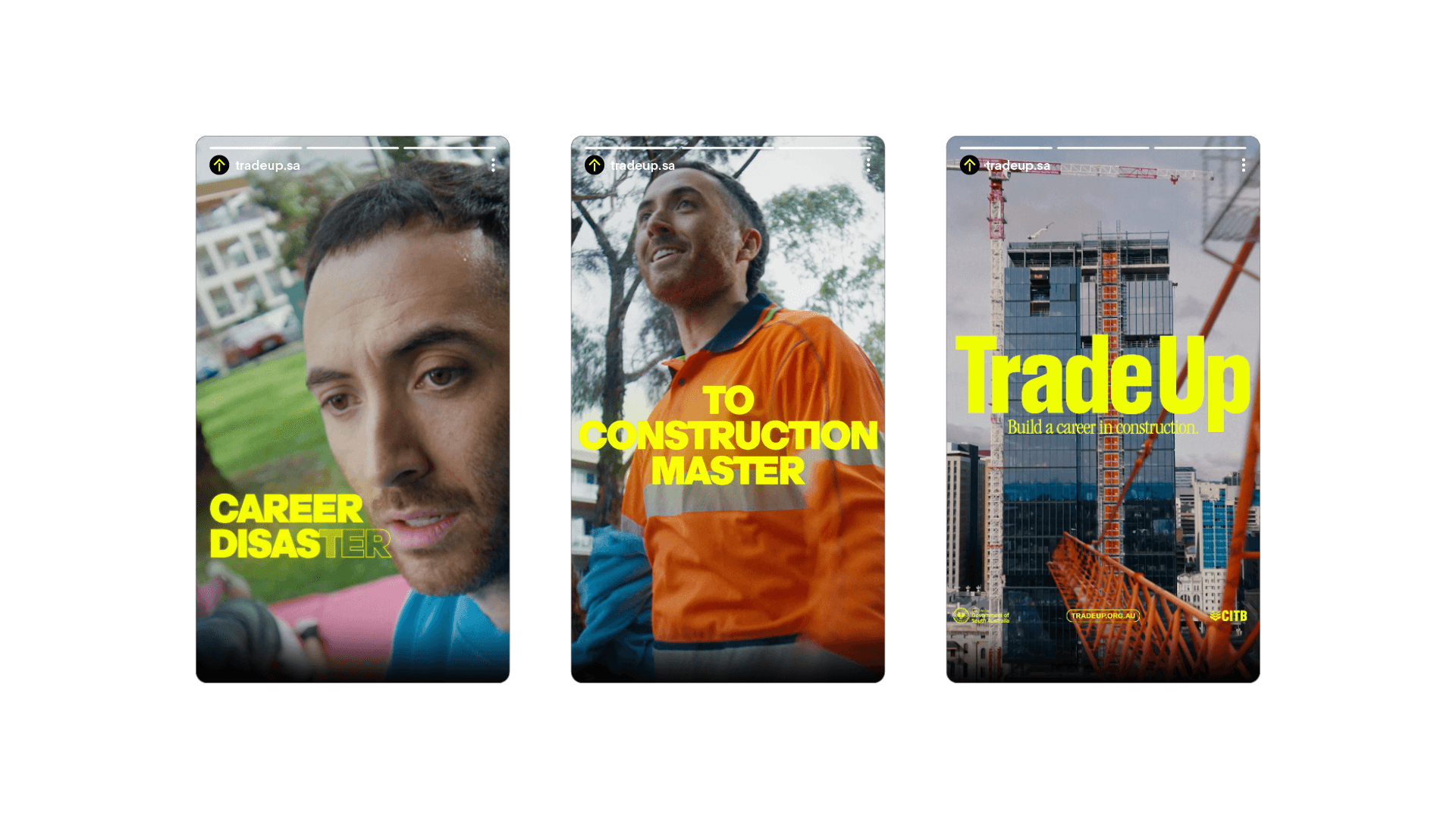 Trade up campaign social post examples