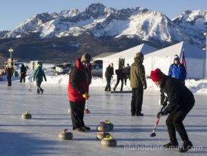 curling on Stanley ice rink | Stanley chamber