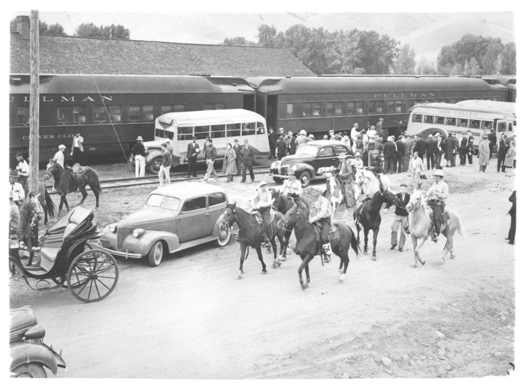 black and white old photo Ketchum, ID | Stanley chamber