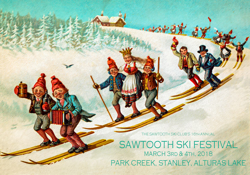Sawtooth ski festival event poster | Stanley chamber
