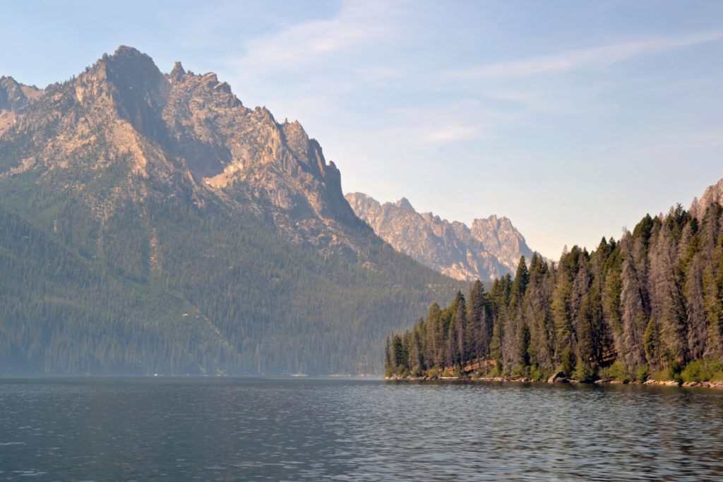 Redfish Lake - a favorite of both humans and birds in the summertime | Stanley chamber