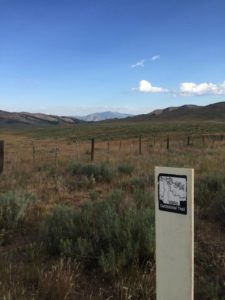 Trail Marker on Idaho Centennial Trail | Stanley Chamber