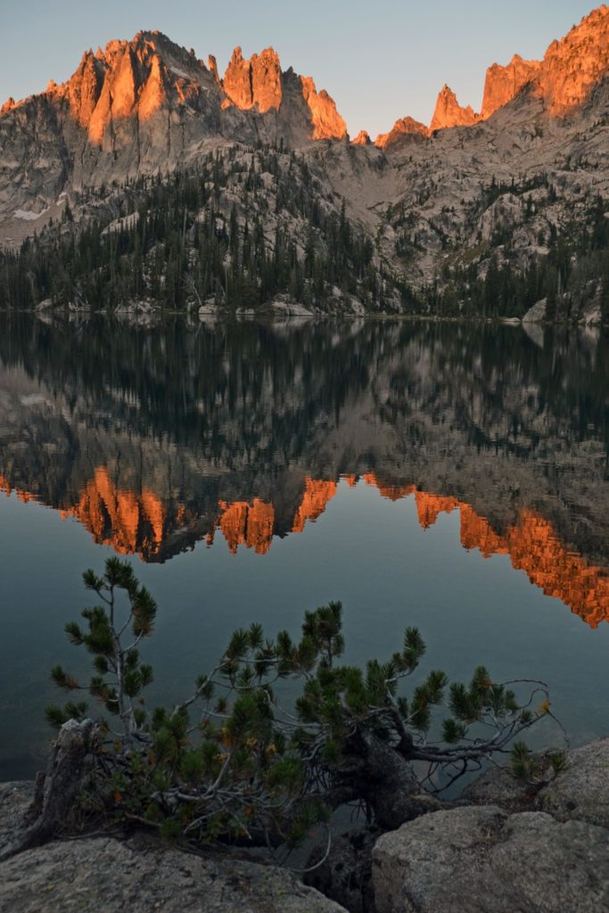 Mountains at Sunset with Reflection in Water | Stanley Chamber
