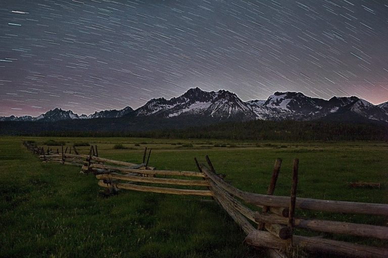 stars over the mountains Stanley, ID | Stanley chamber