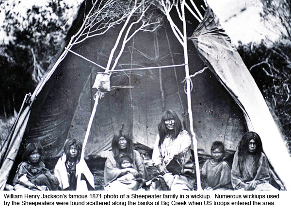 Photo of Sheepeater Tribe in Big Creek | Stanley chamber