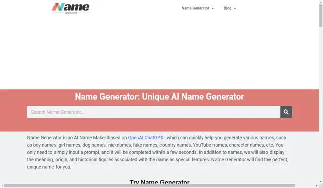 Name Generator