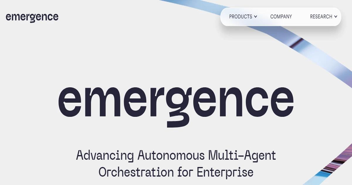 Screenshot of Emergence - Emergence specializes in creating intelligent auto...