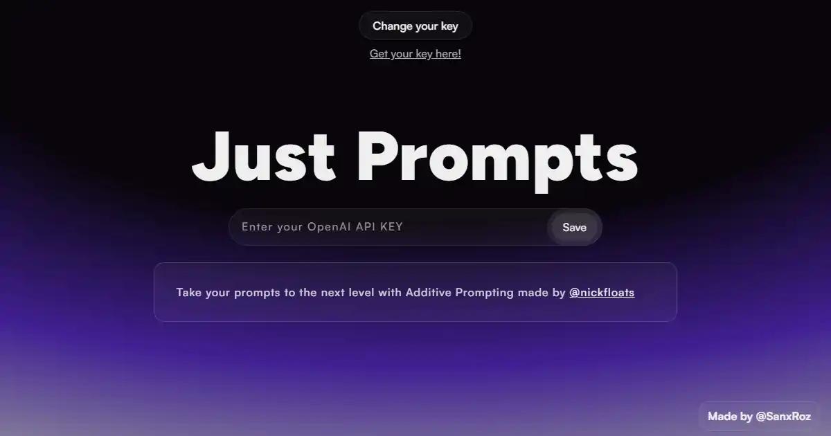 Just Prompts