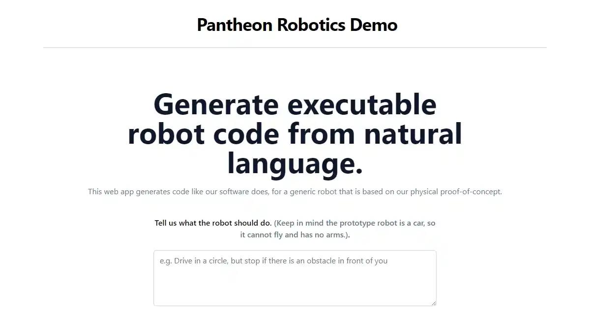 Pantheon Robotics