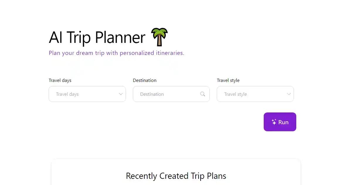 AI Trip Planner