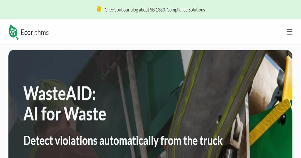 Screenshot of Ecorithms - Ecorithms provides tailored compliance services an...