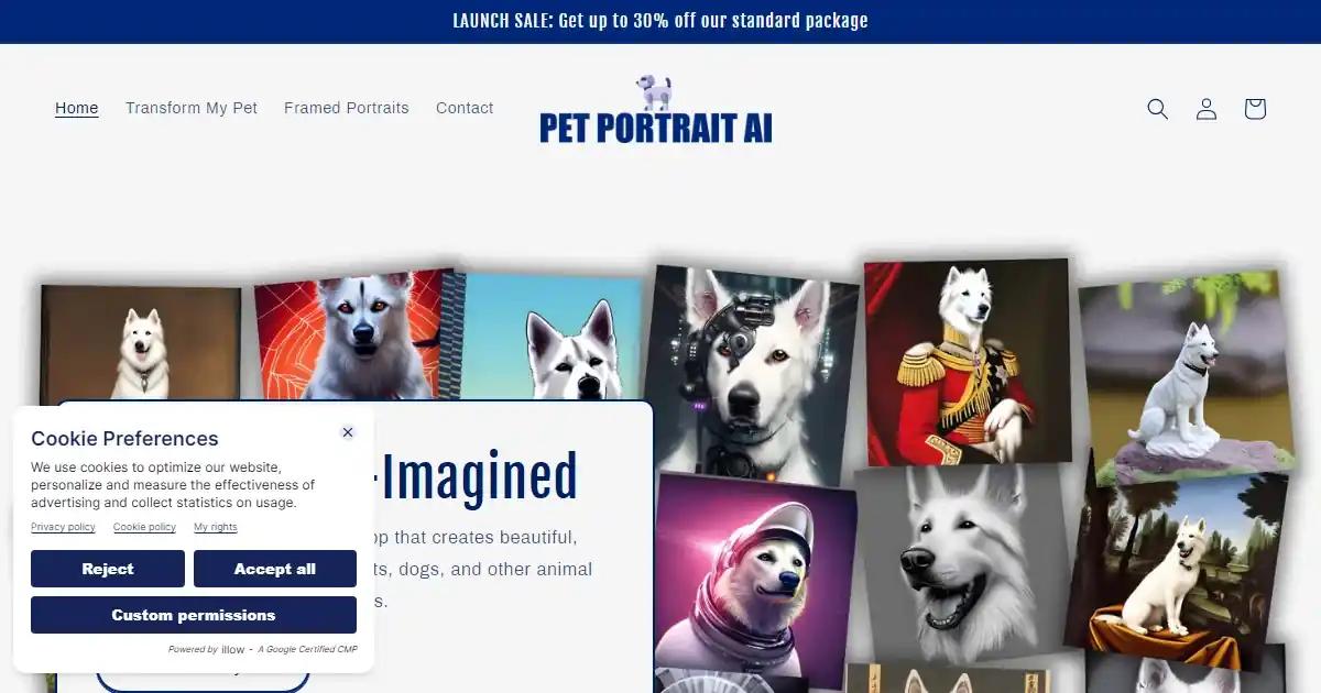 Pet Portrait AI