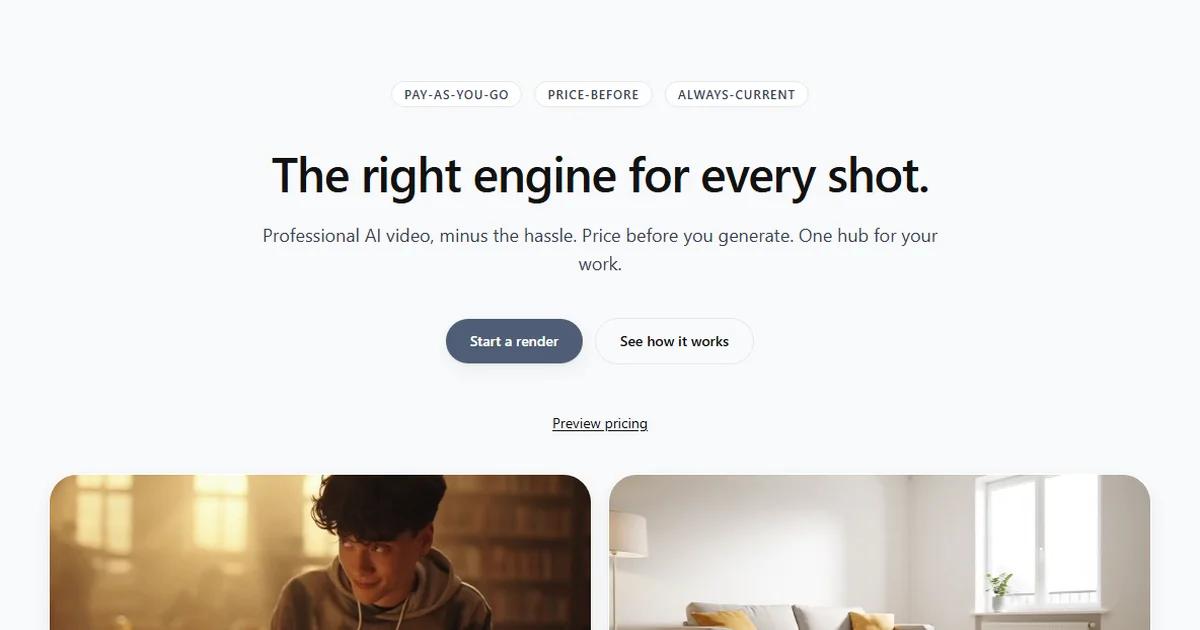 Screenshot of MaxVideoAI