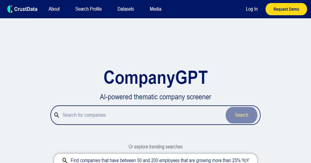 CrustData Company GPT