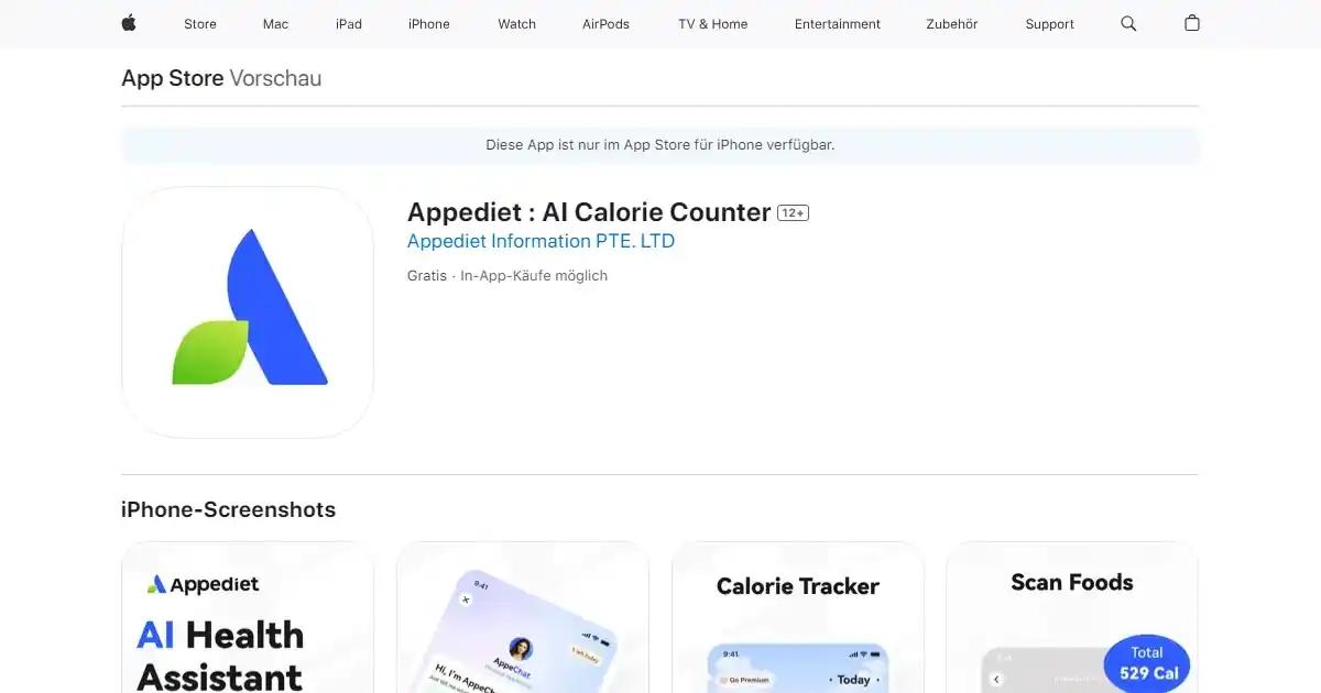 Appediet AI Calorie Counter