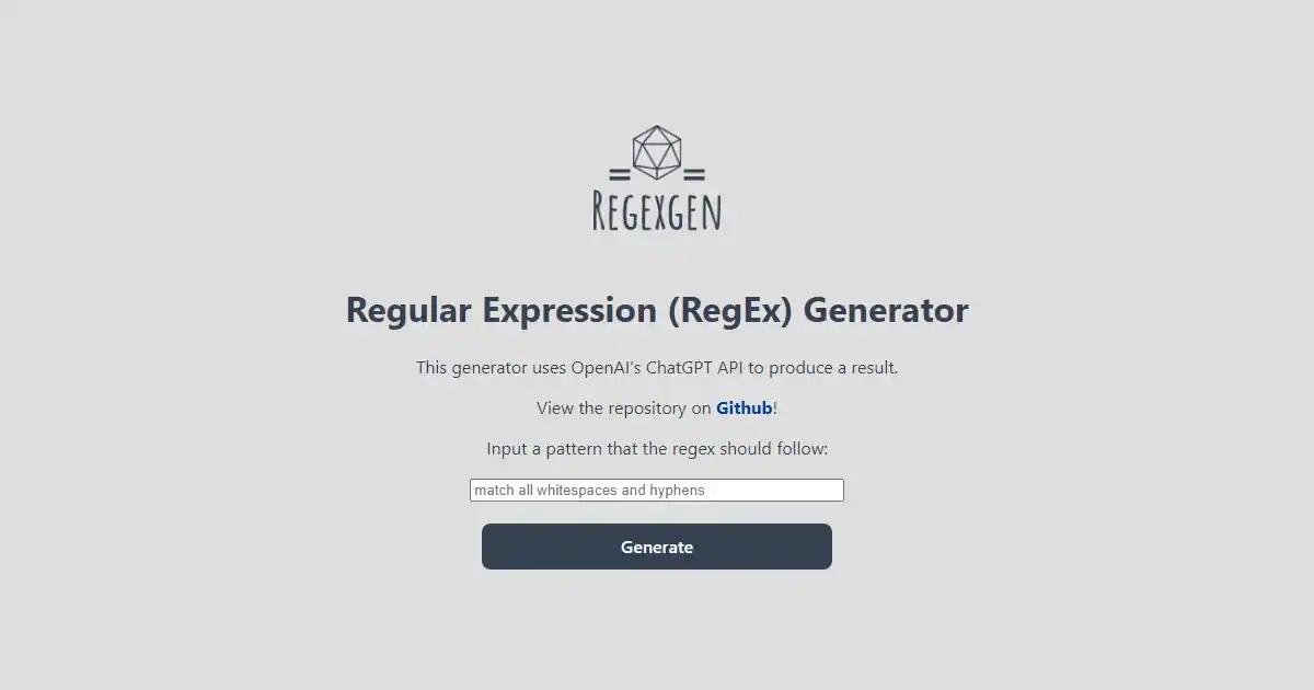 RegEx Generator