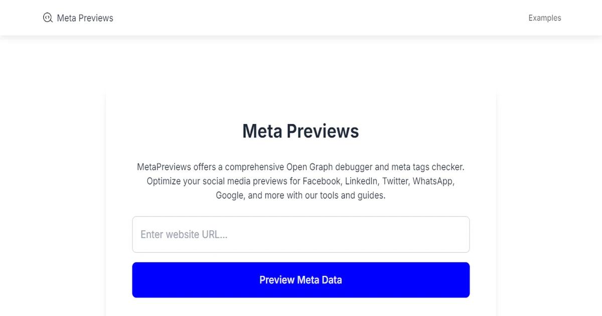 Meta Previews