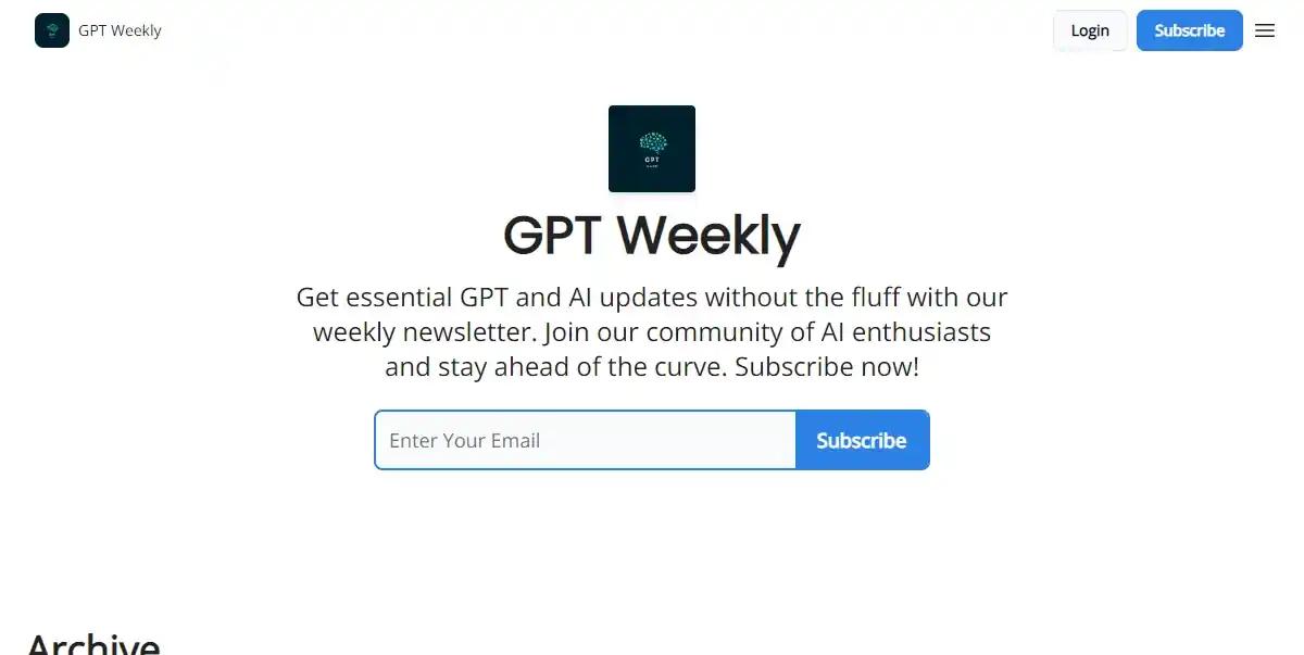 GPT Weekly