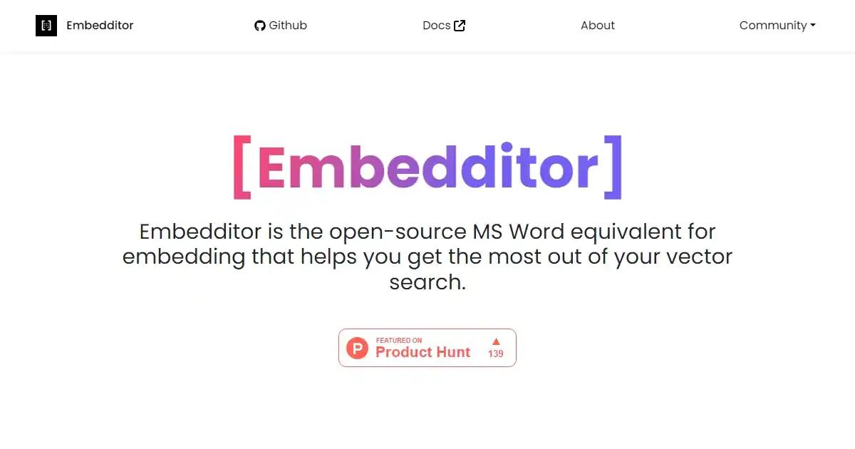 Embedditor