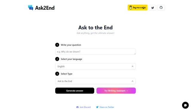 Ask2End