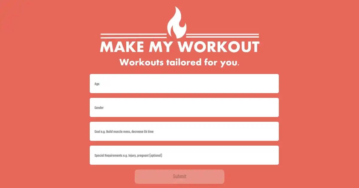 Make My Workout