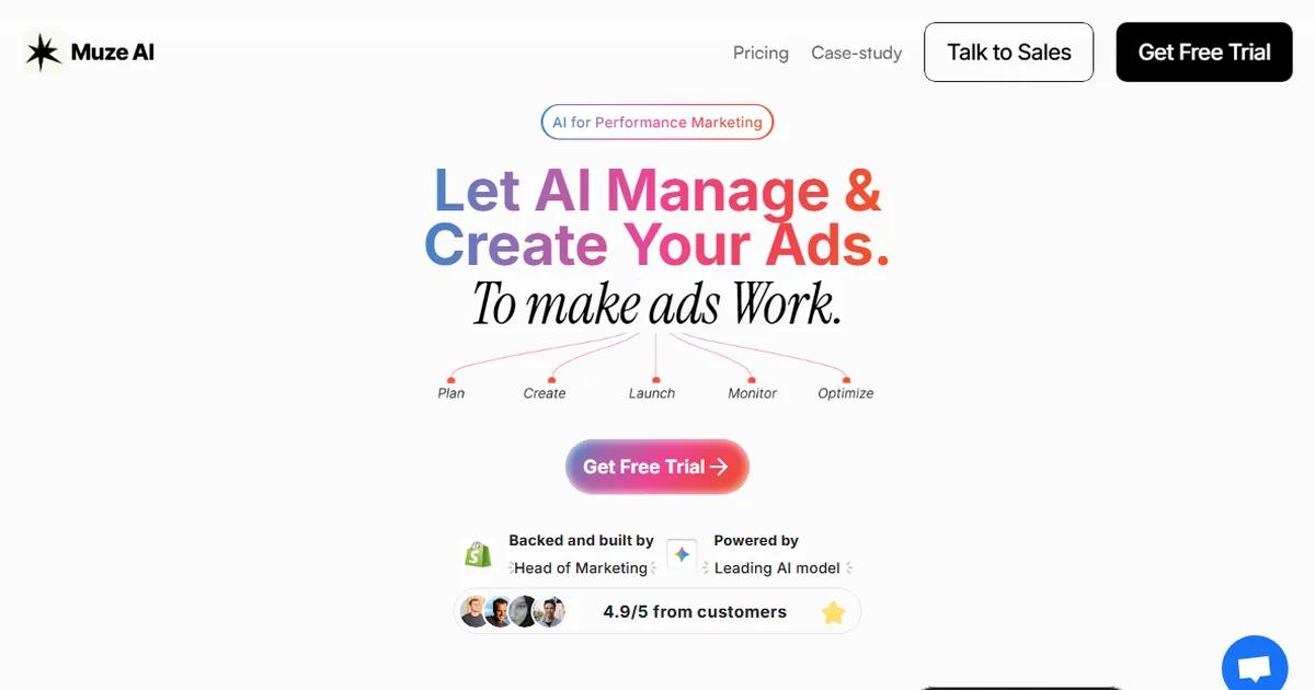 Screenshot of Muze AI