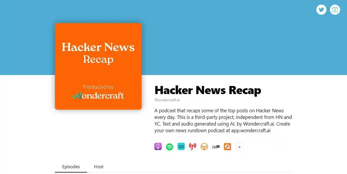 Hacker News Recap