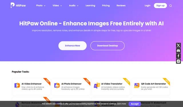 HitPaw Online Video Enhancer