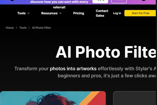 AI Photo Filter by Stylar