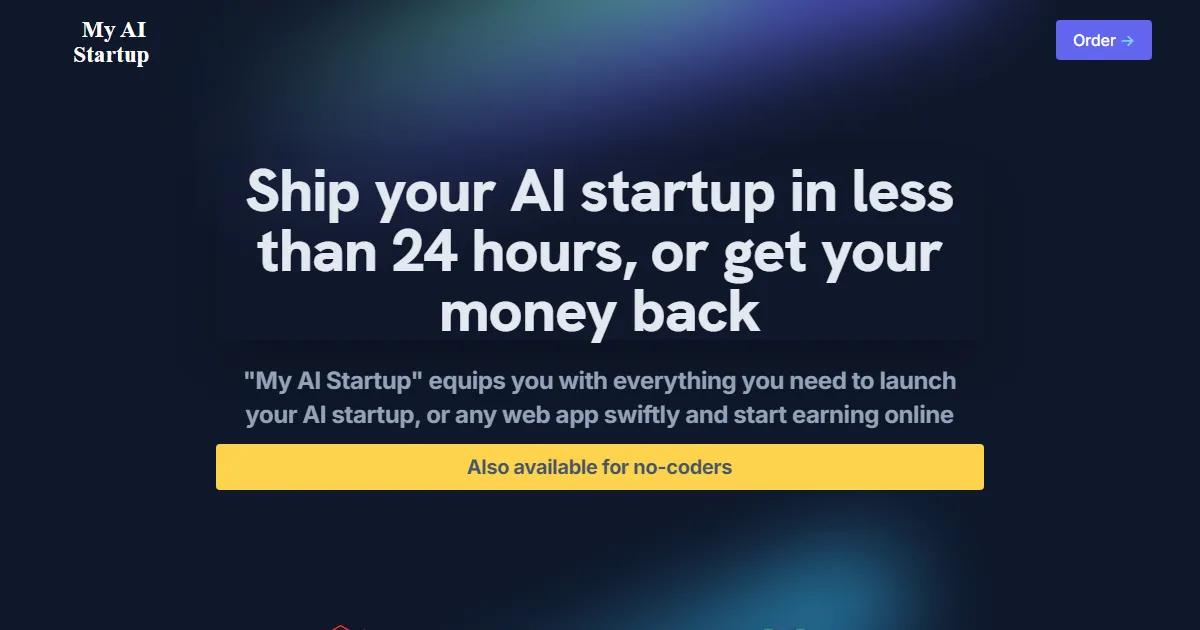 My AI Startup