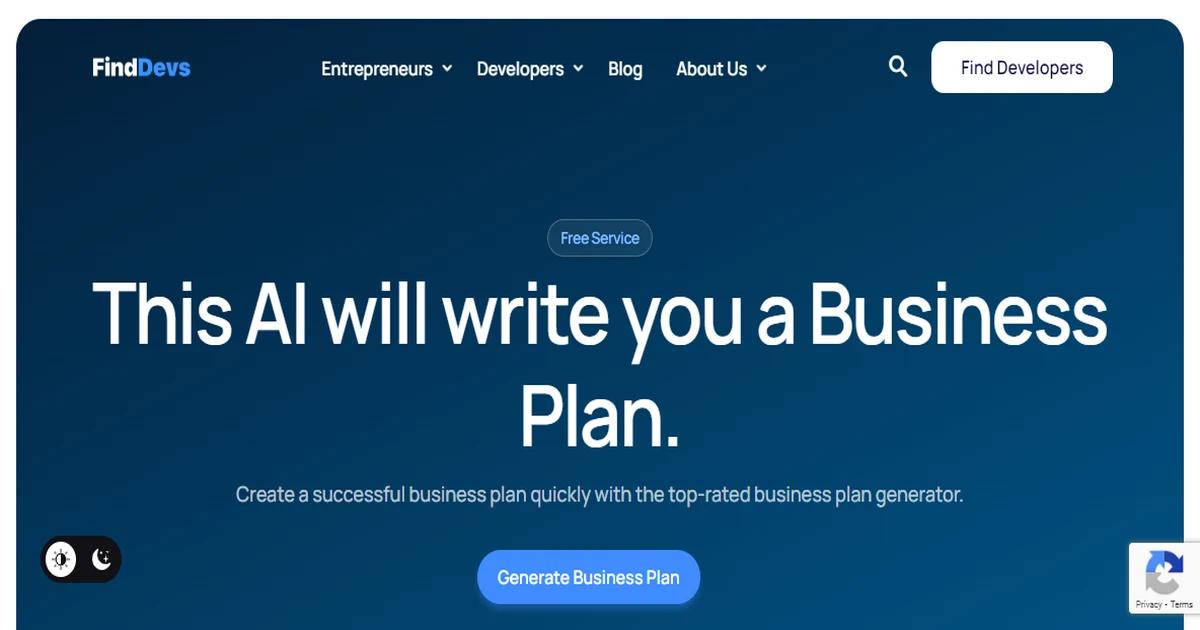 AI Business Plan Generator