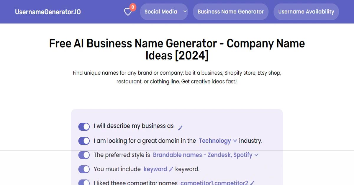 Username Generator