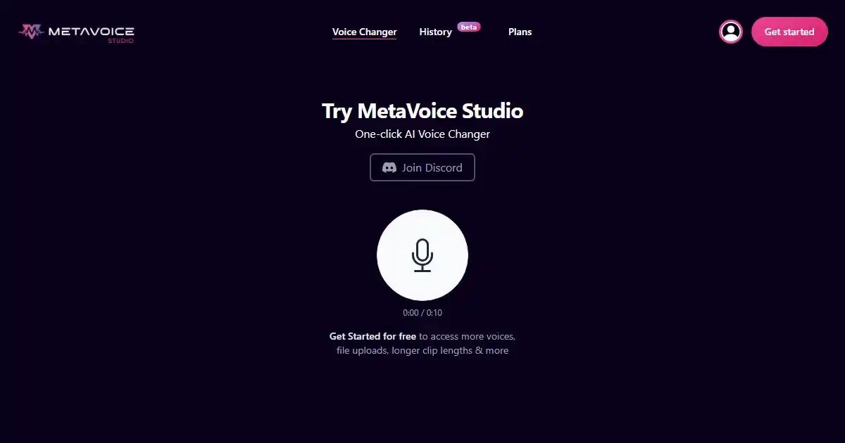 Metavoice Studio