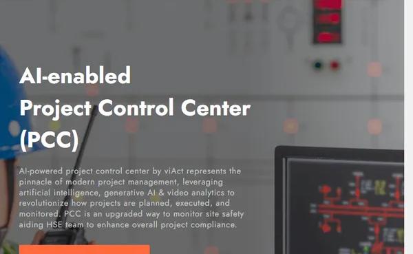 viAct AI Enabled Project Control Center (PCC)