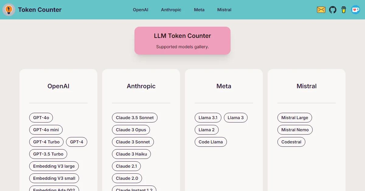 LLM Token Counter