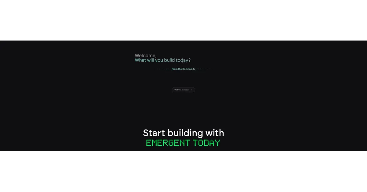 Screenshot of Emergent