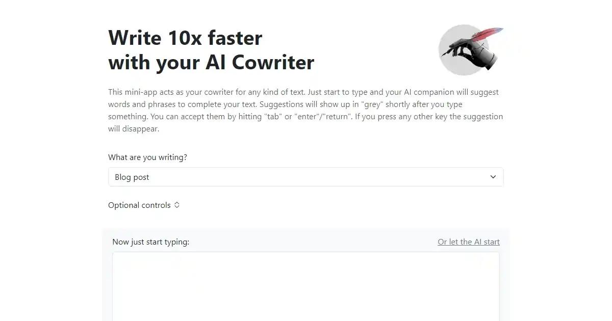 AI Cowriter