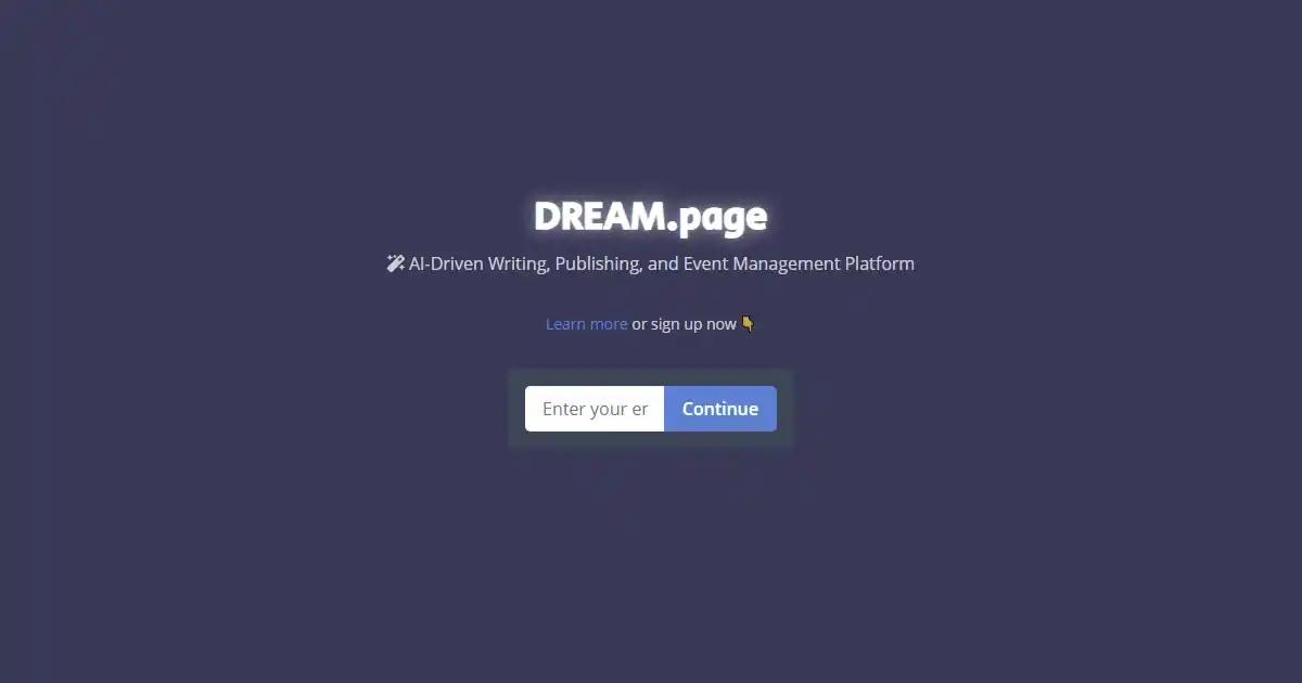 DREAM.page