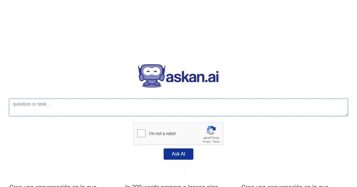 Ask an AI