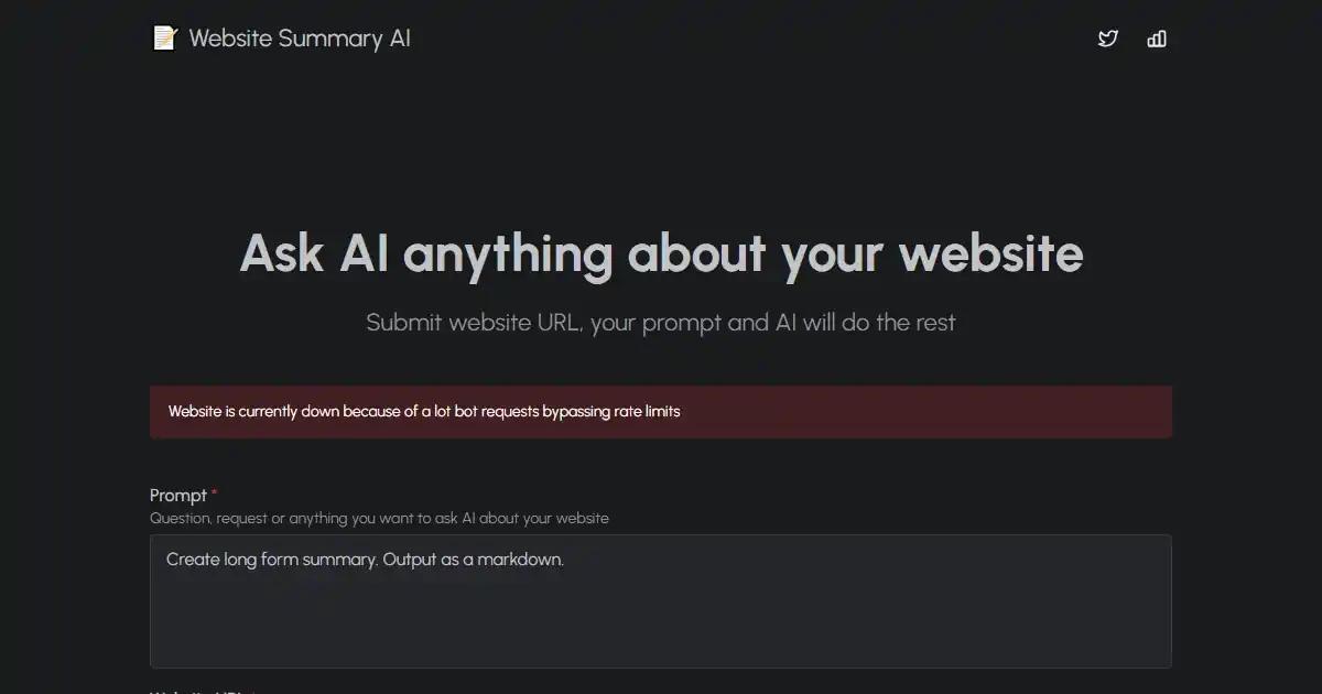 Website Summary AI