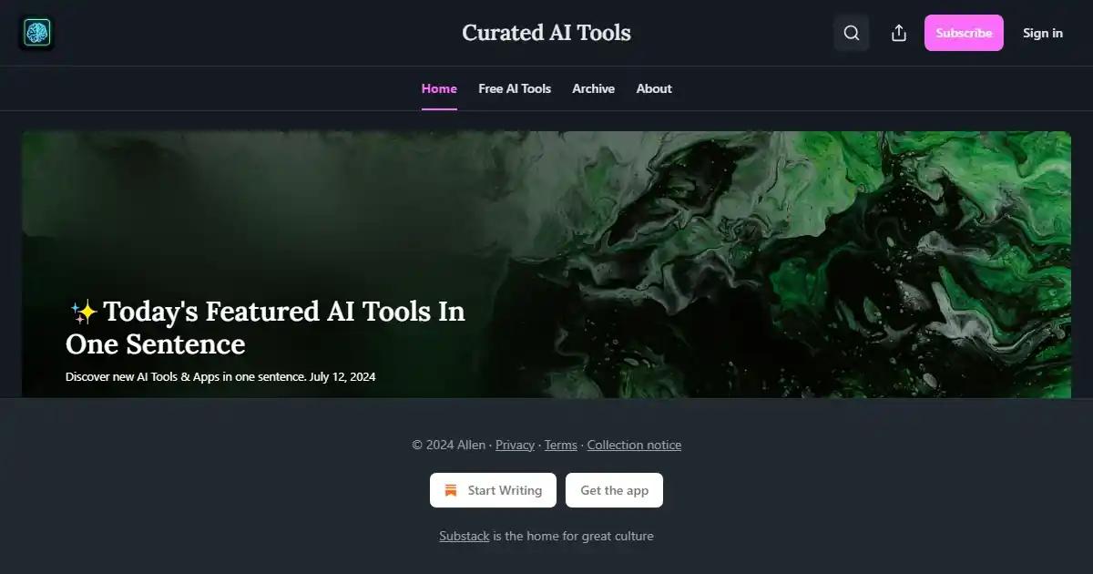 Curated AI Tools