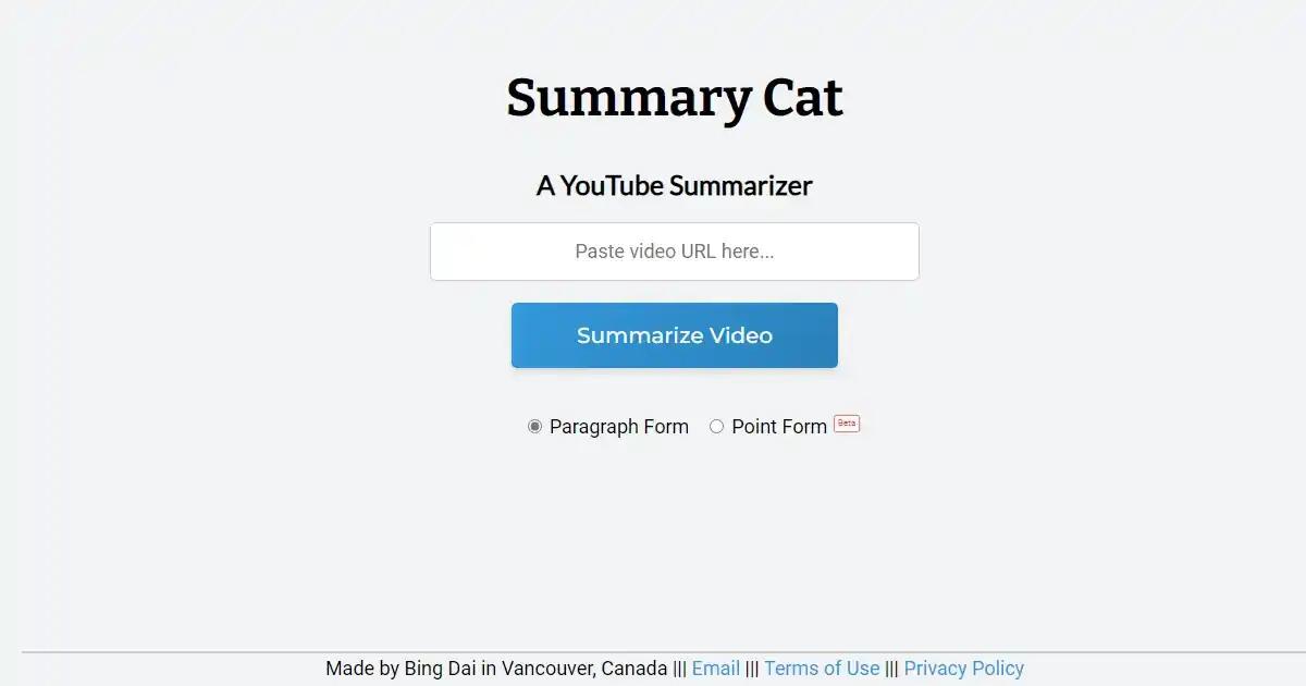 Summary Cat