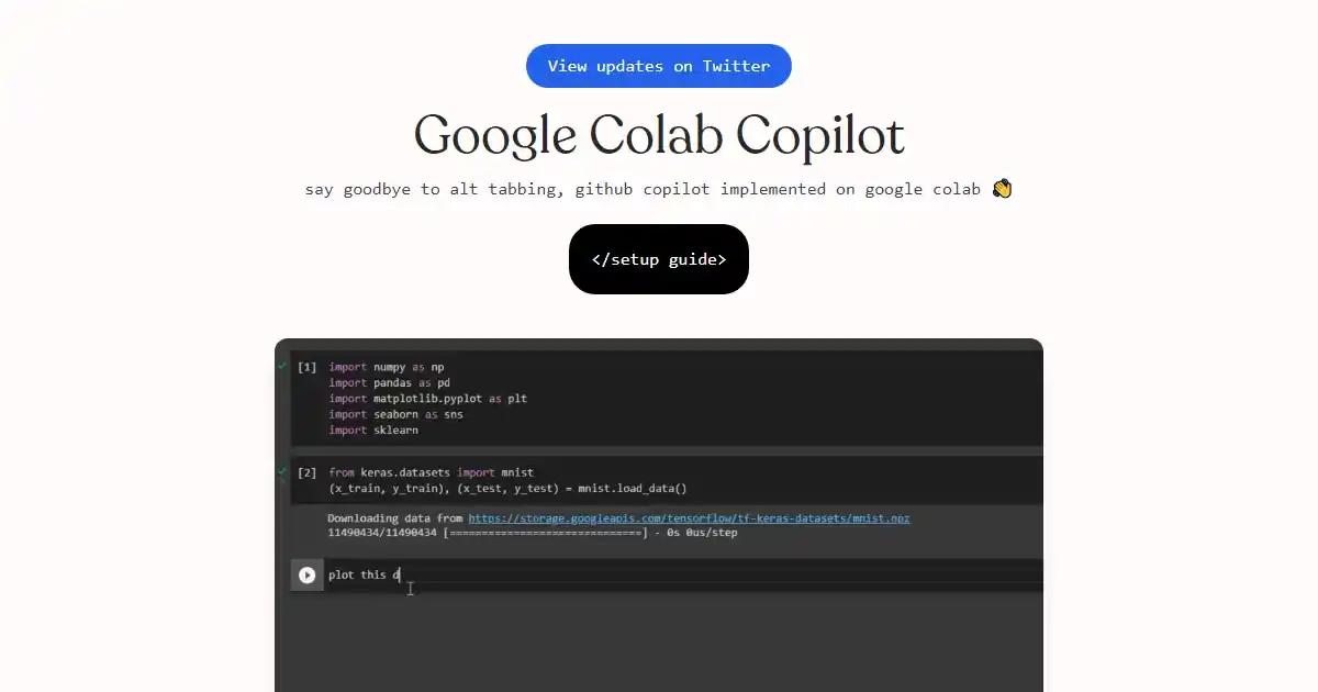 Google Colab Copilot