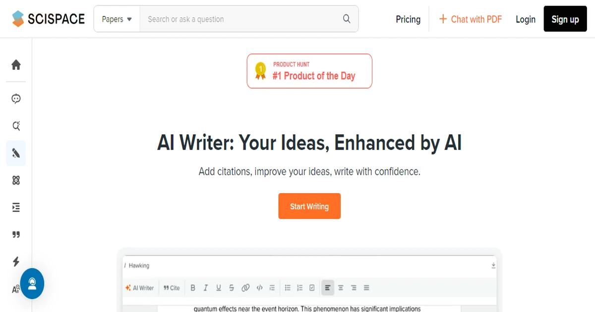 Typeset AI Writer